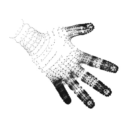 Human Arm. Human Hand Model. Hand Scanning. 3d Covering Skin