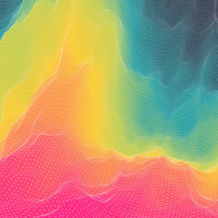 Mosaic. Abstract Background. Polygonal Vector Illustration.のイラスト素材