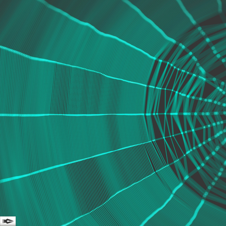 Network Abstract Background. 3d Technology Vector Illustration.のイラスト素材