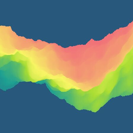 3D Abstract Background. Dynamic Effect. Futuristic Technology Style. Motion Vector Illustration.のイラスト素材