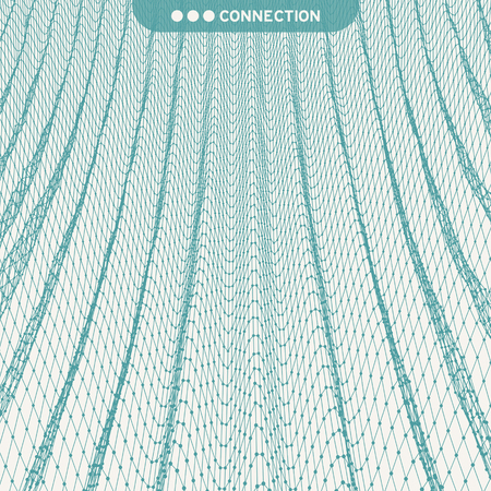 Network Abstract Background. 3d Technology Vector Illustration.のイラスト素材
