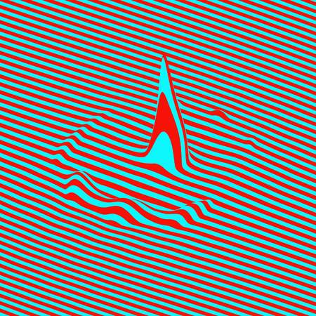 Glitch abstract background. Distortion effect, bug and error. Optical art. 3D Vector illustration.のイラスト素材