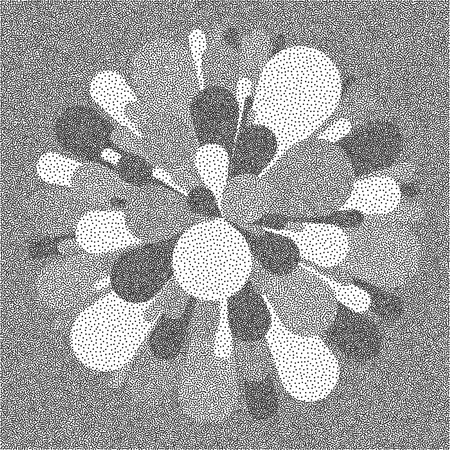 Salute and fireworks.のイラスト素材