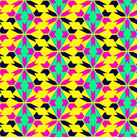 Seamless mosaic pattern. Geometric background. Vector Illustration.のイラスト素材