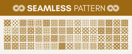 Seamless pattern. Geometric background. Vector Illustration.のイラスト素材