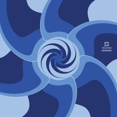 Abstract swirl background. Cover design template. Vector illustration.のイラスト素材