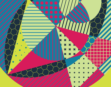 Abstract colorful geometric design. Vector illustration. Can be used for advertising, marketing,...