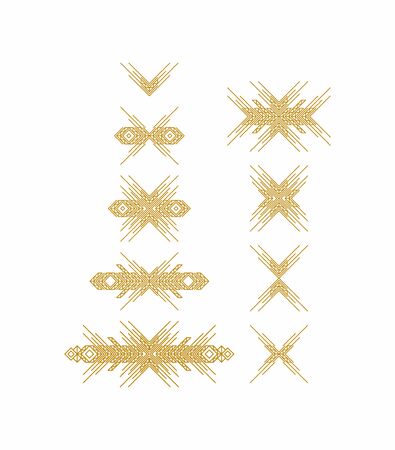 Line art design for invitation, poster, badge, monogram. Elegant luxury design template. Vector illustration.のイラスト素材