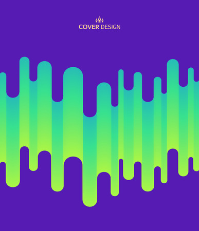 Abstract wavy background for banner, flyer and poster. Dynamic effect. Vector illustration. Can be used for advertising, marketing, presentation.のイラスト素材