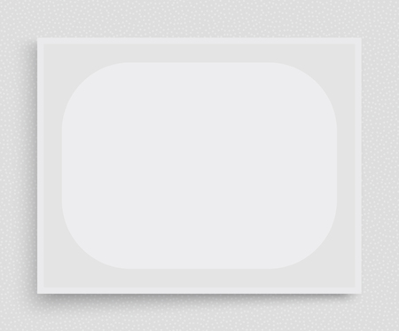 Mockup of a landscape-oriented magazine or catalogue. Blank sheet of paper. Element for advertising and promotional message. 3d vector illustration for your design.のイラスト素材