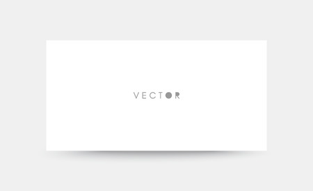 Mockup of a landscape-oriented magazine or catalogue. Blank sheet of paper. Element for advertising and promotional message. 3d vector illustration for your design.のイラスト素材