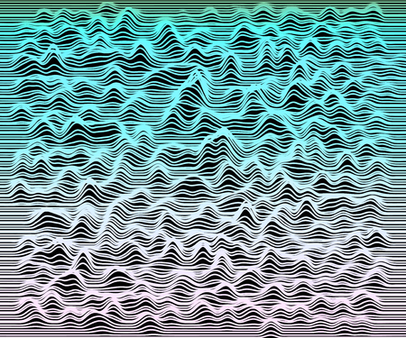 Abstract wavy background. Dynamic effect. Futuristic vector illustration. のイラスト素材