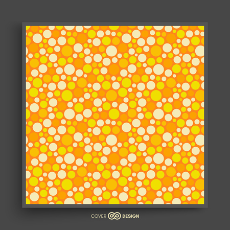 Abstract background with color circles.のイラスト素材