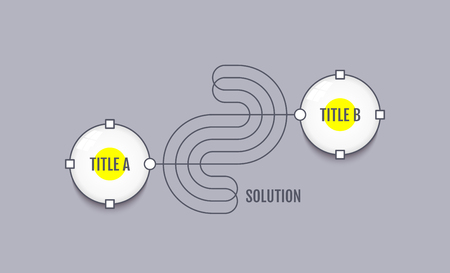 Infographics template. Graphic concept for your design. Can be used for work flow layout, diagram, business step options and banner. Vector illustration.のイラスト素材