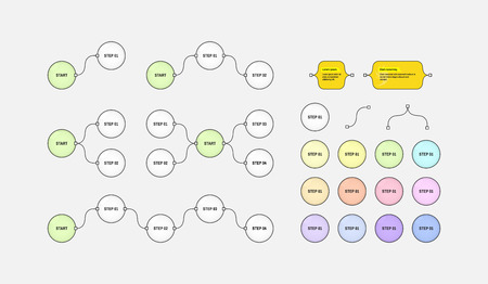 3d vector template for diagram, presentation and business concept.のイラスト素材