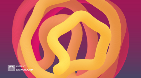 3d sphere. Vector art illustration. Dynamic effect. Cover design template. Can be used for advertising, marketing, presentation.のイラスト素材