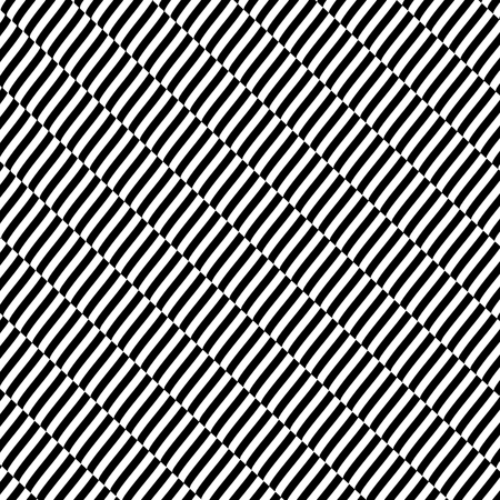 Pattern with optical illusion. Black and white design. Abstract striped background. Vector illustration.のイラスト素材