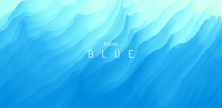 Water surface. Blue abstract background. Vector illustration for design.のイラスト素材