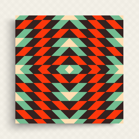 Abstract mosaic pattern. Geometric background. Vector Illustration for design. のイラスト素材