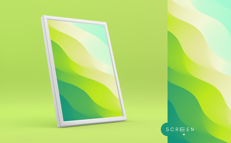 Abstract background with trendy gradients. Vector illustration for mobile phone cover and screen.のイラスト素材