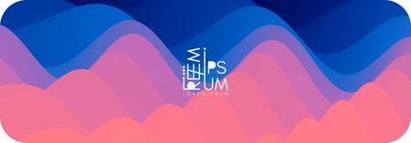 Abstract background with dynamic effect. Motion vector Illustration. Trendy gradients. Can be used for advertising, marketing, presentation.のイラスト素材