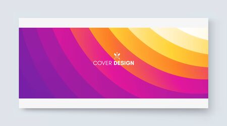 Cover design template with color gradients. Abstract background. Modern pattern. 3d vector Illustration for advertising, marketing, presentation.のイラスト素材
