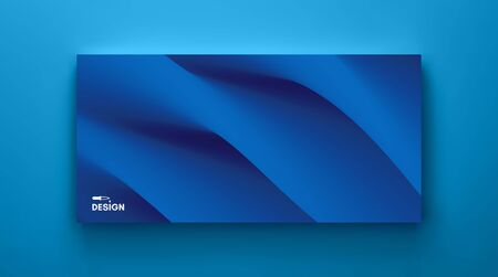 Abstract background with dynamic effect. Optical illusion of distortion of space. Modern pattern. 3d...