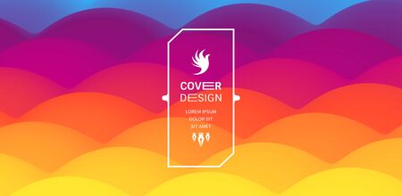 Abstract background with dynamic effect. Modern pattern. Vector illustration for design. のイラスト素材