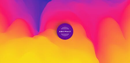 Abstract background with dynamic effect. Creative design poster with vibrant gradients. Vector...