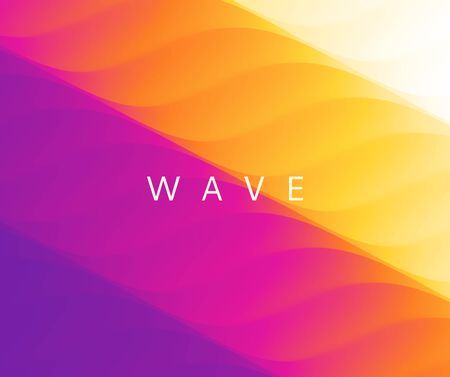 Abstract background with dynamic effect. Creative design poster with vibrant gradients. Vector Illustration for advertising, marketing, presentation. Mobile screen.のイラスト素材