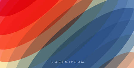 Abstract wavy background with dynamic effect. Modern screen design for mobile app and web.のイラスト素材