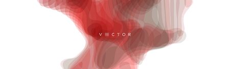 Splashes of paint. Abstract background. Template for poster, flyer, banner or book cover. 3d vector illustration with dynamic effect.  のイラスト素材