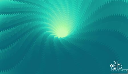 Concentric abstract pattern created from repetitive elements. 3d vector illustration.のイラスト素材