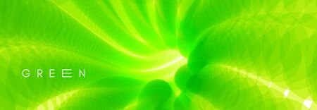 Floral background. Vector illustration with dynamic effect. Texture of a green leaf. のイラスト素材