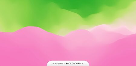 Abstract wavy background with dynamic effect. Color gradients for design. Vector Illustration.のイラスト素材