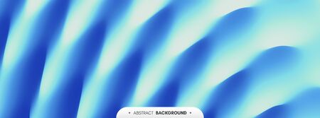 Abstract waved background with layers. Trendy covers design. Vector illustration in modern art style.のイラスト素材