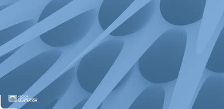 3d abstract background with prickly thorns. Cover design template. Futuristic technology style. Can be used for advertising, marketing, presentation.のイラスト素材