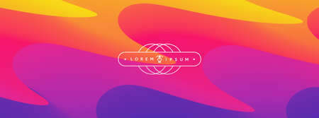 Abstract background with dynamic effect. Creative design with vibrant gradients. 3D vector...