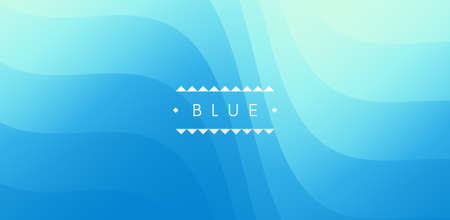 Abstract wavy background with curves lines. Concept of cover with dynamic effect. Vector illustration for design.のイラスト素材