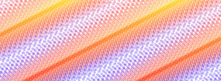 Wavy surface with dynamic effect. Molecular abstract background. Layer of cells. 3d vector...