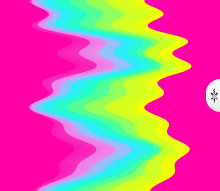 Abstract waveform background. 3d technology style. Vector illustration with sound waves.のイラスト素材
