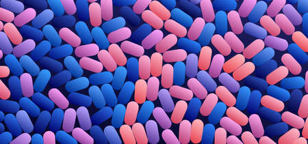 Abstract background with color ovals. Vector illustration.のイラスト素材