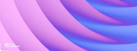 Abstract waved background with layers. Trendy covers design. Vector illustration in modern art...