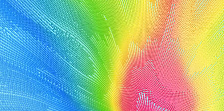Liquid paint abstraction. Art design. Texture with dynamic particles. 3d vector Illustration.