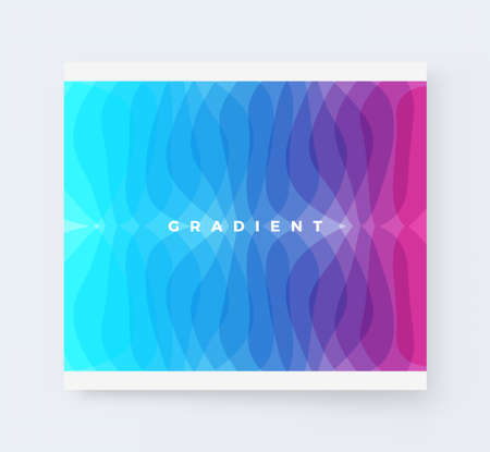 Abstract wavy background with dynamic effect. Modern screen design for mobile app and web. 3d vector...