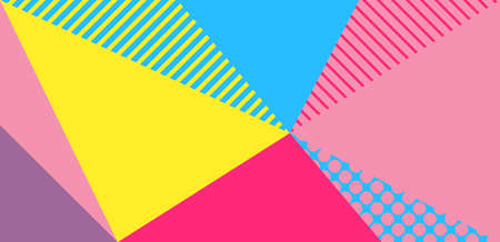 Backgrounds with abstract geometric pattern. Cover design template. Vector illustration. Can be used for advertising, marketing or presentation.のイラスト素材