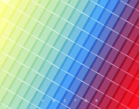 Abstract background with dynamic effect. Modern screen design for mobile app and web. 3d vector illustration for brochure, banner, flyer or presentation.のイラスト素材