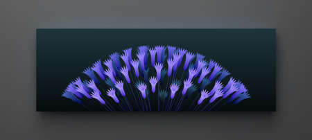 Bouquet of flowers. Floral composition. Vector illustration for greeting card.
