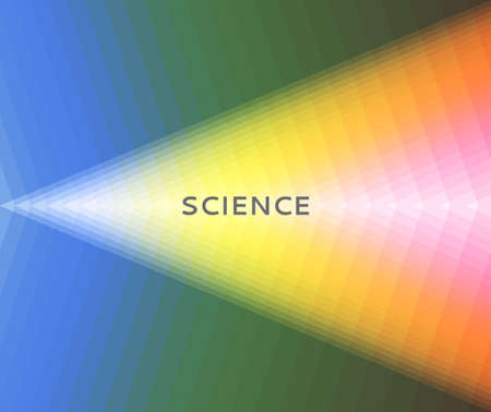 Colorful abstract background with streams of light. Background for science. Vector illustration for...