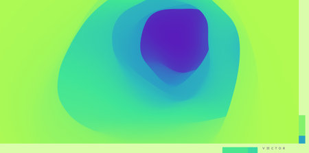 Colorful gradient fluid backgrounds with dynamic liquid forms. Covers design template for flyer leaflet, brochure design, report, presentation or magazine. vector illustration.のイラスト素材